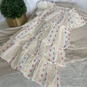 Rachel Zoe Kids Casual Dress with Colorful Polka Dots Size 8